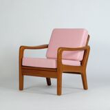 Fauteuil danois vintage en teck par Juul Kristensen - 1970