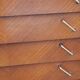 Vintage chest of drawers from the 50s 4 drawers feet compass and mahogany fins