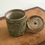 Glazed stoneware tobacco pot