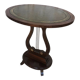 Table d'appoint violon bois plateau gauffré
