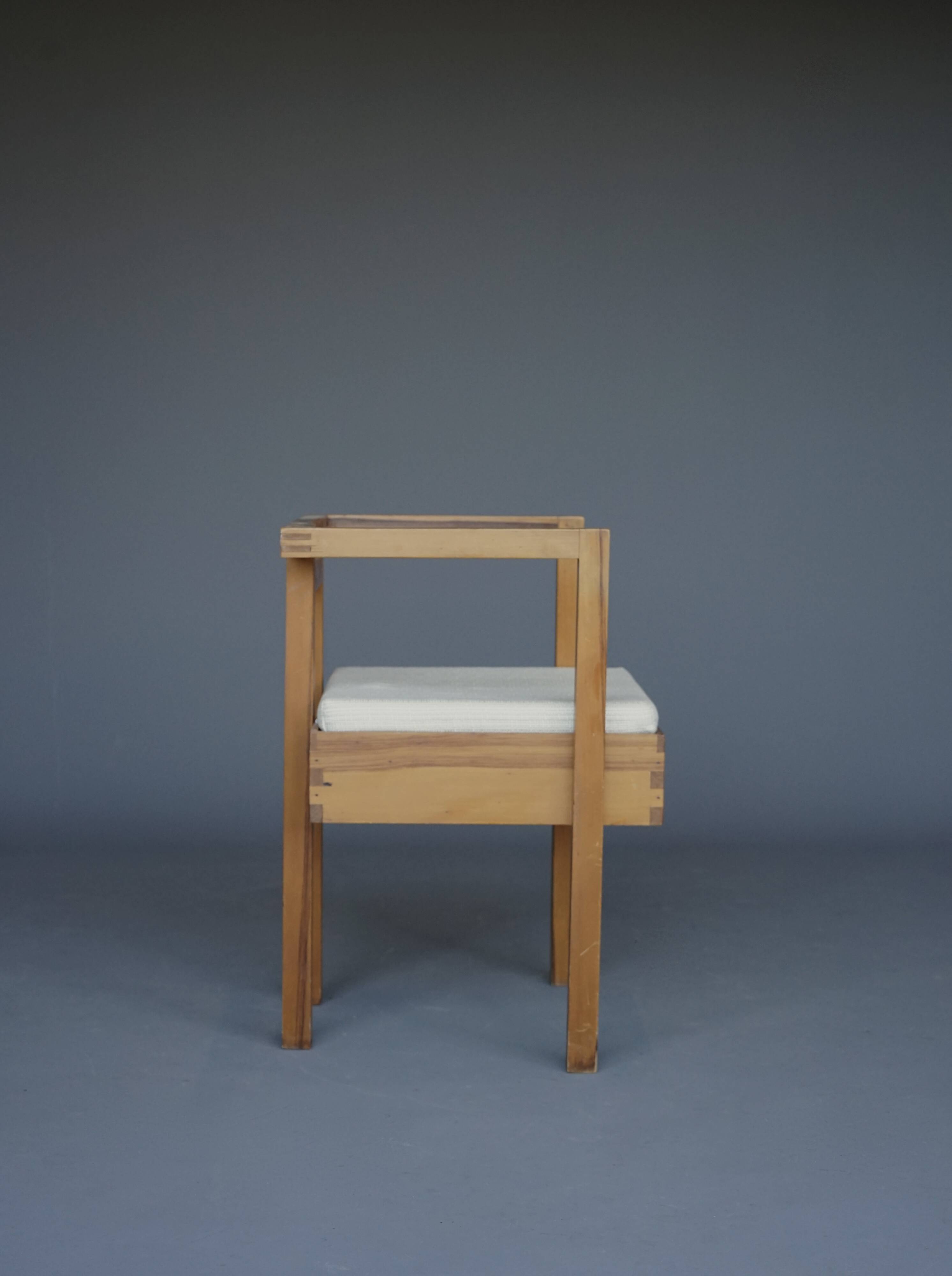 Dutch Design Architects Side Chair in pine, 1960s
