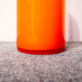 Orange glass vase by Holmegaard, 60s