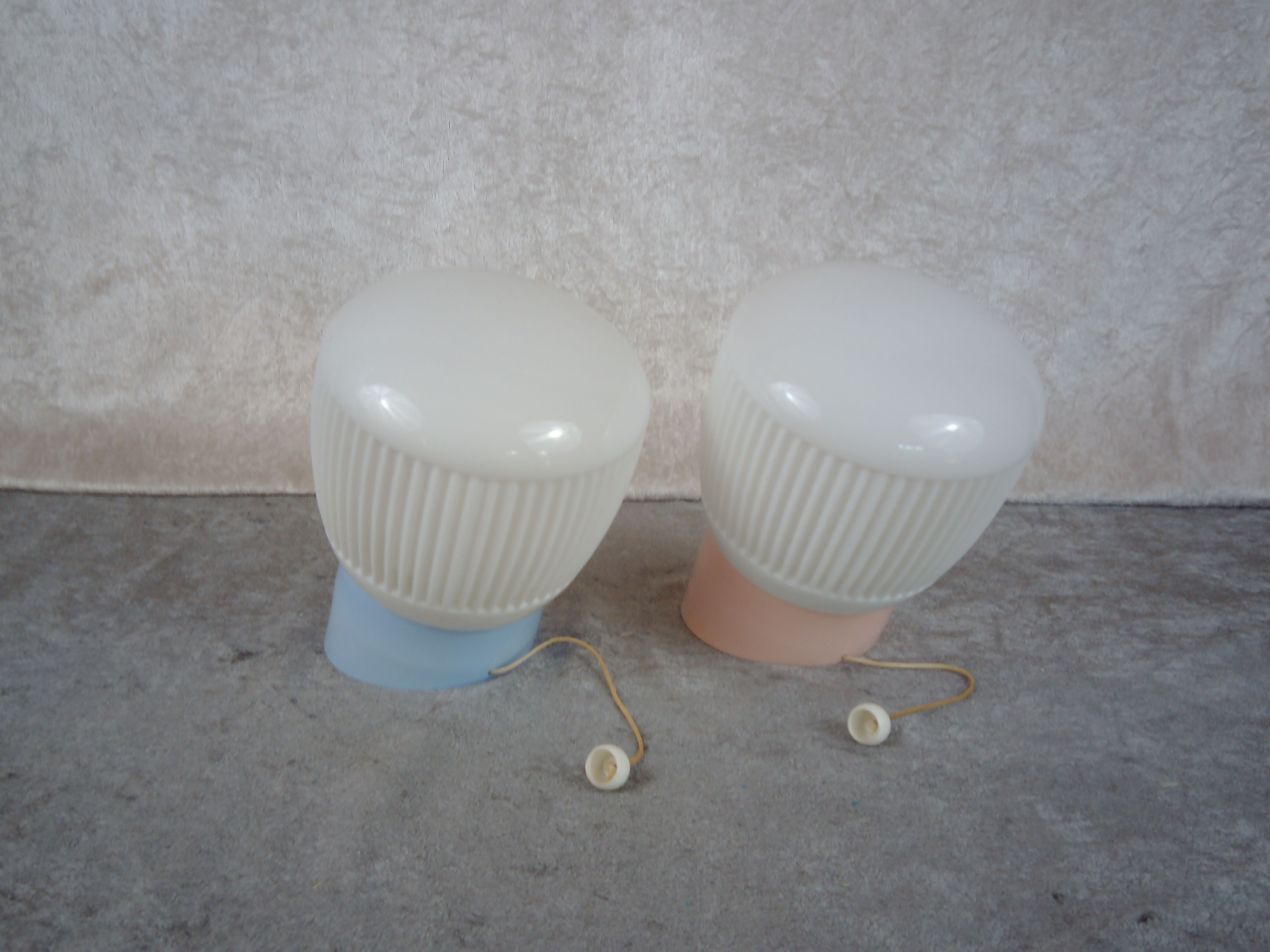 Vintage sconces, "His & Hers" set of 2. Germany 1970/80
