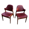 Scandinavian chairs in Skaï