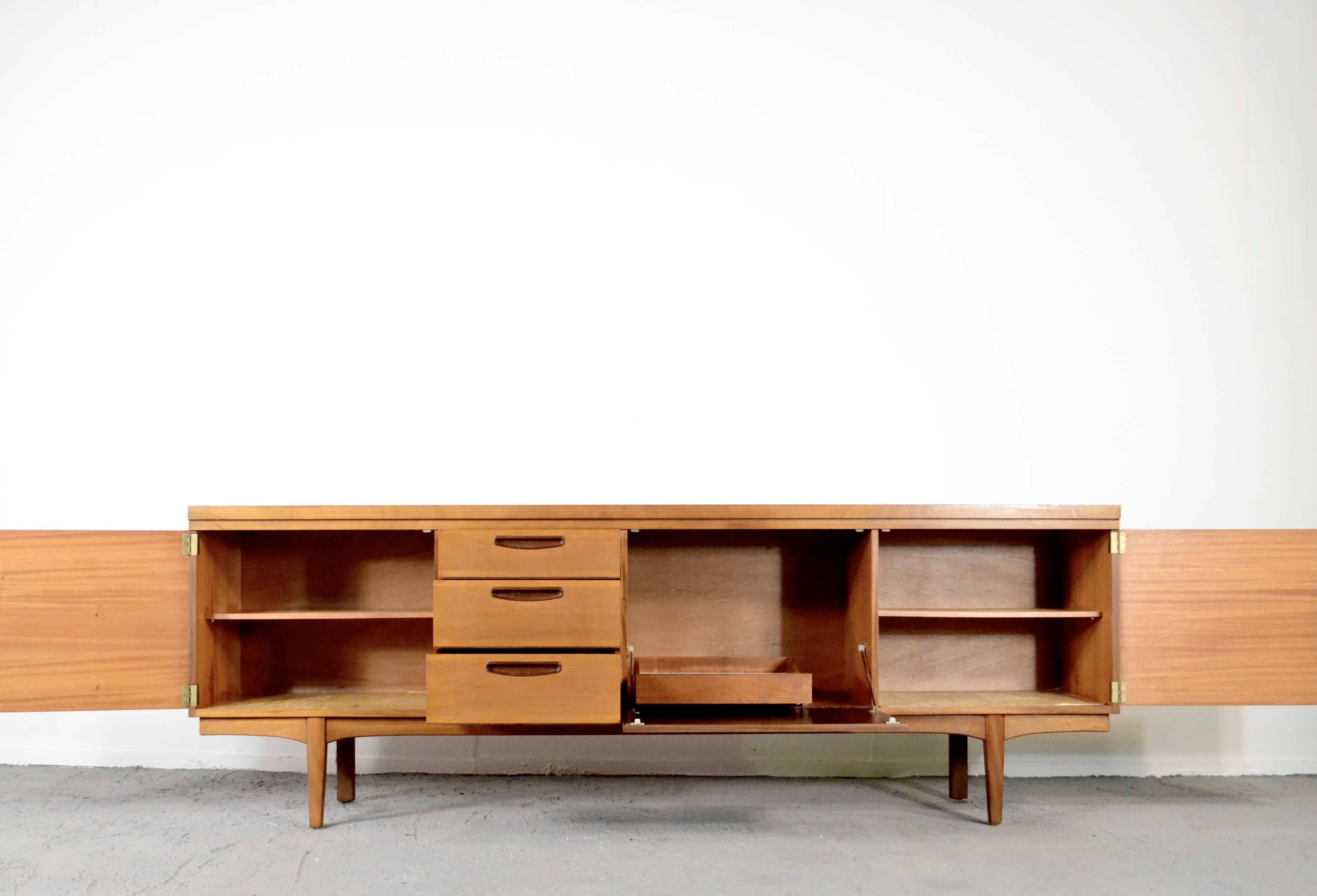 Vintage Midcentury Greaves & Thomas teak sideboard