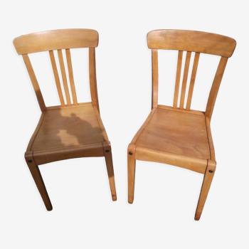 Pair of bistro chairs stella