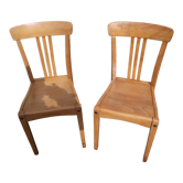Pair of bistro chairs stella