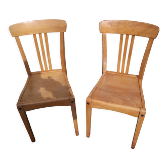 Pair of bistro chairs stella