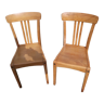 Paire de chaises bistrot stella