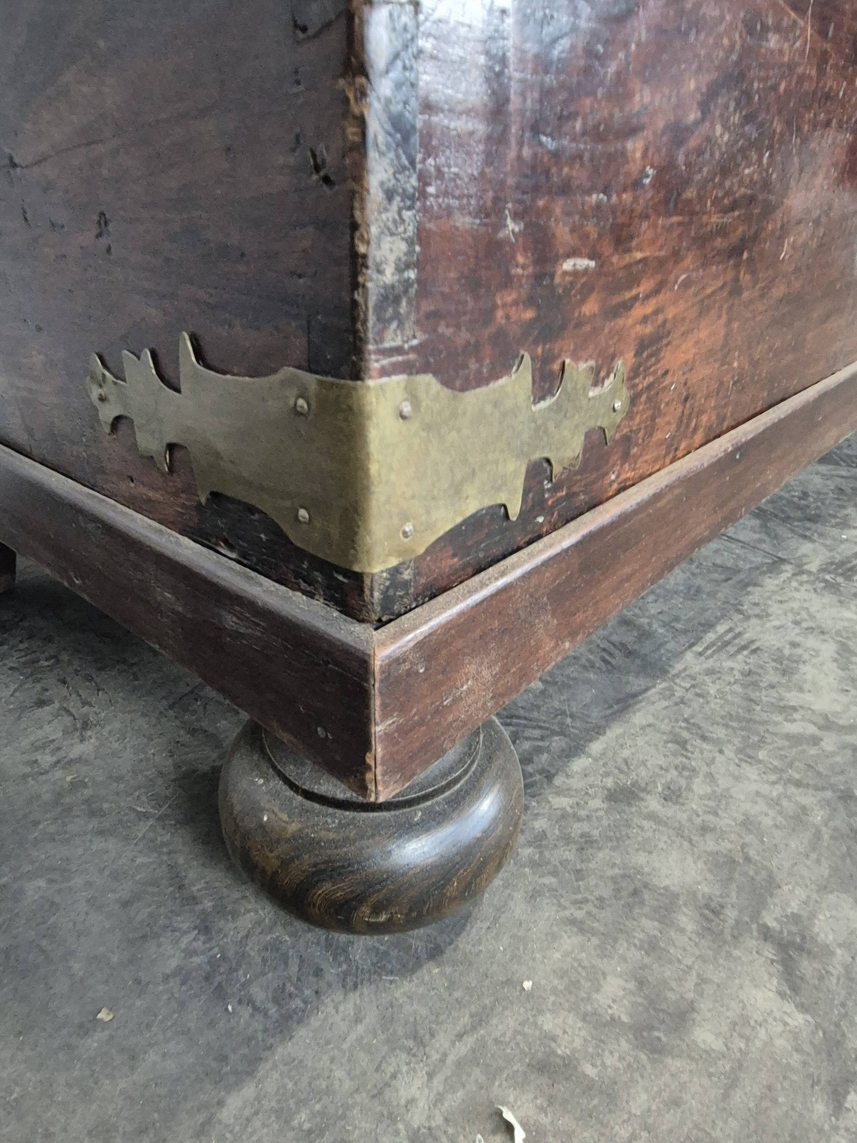 Large chest from Flanders from the 18th century