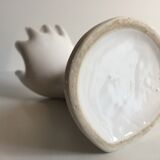 Hand vintage ceramic enamelled