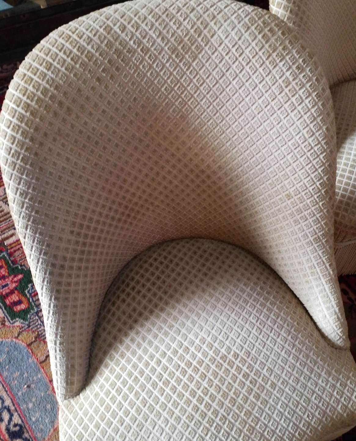 Pair of toad armchairs