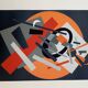 Sérigraphie de Nadia Leger - Années 70