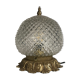 Lamp with moulded glass