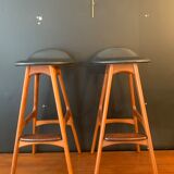 Oddense Maskinsnedkeri , Rare pair of Scandinavian stool .