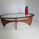 Table basse ovale Astro en teck