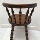 Old wooden child chair turned