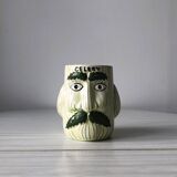 Celery face pot for ceramic utensils