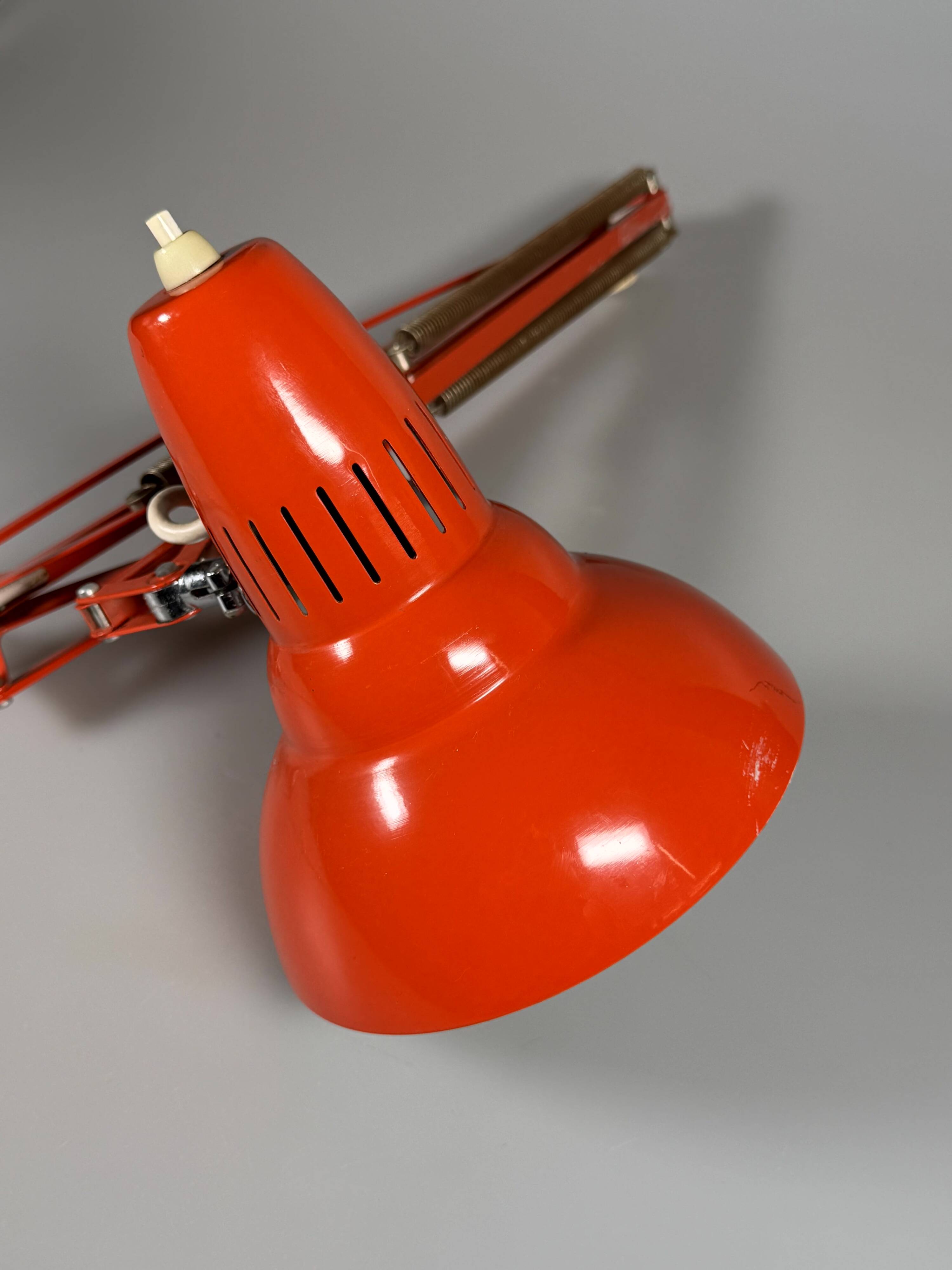 1960s 1970s Desk Lamp Scissor Lamp Metal Space Age Design