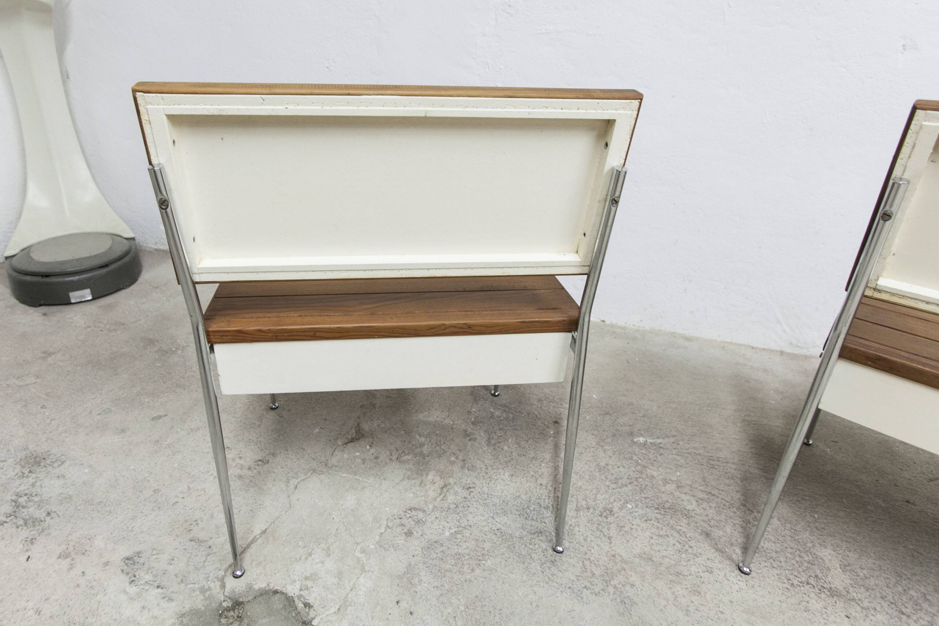 1970 wooden kitchen corner bench set