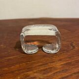 Glass cutlery holder napkin ring