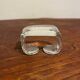 Glass cutlery holder napkin ring