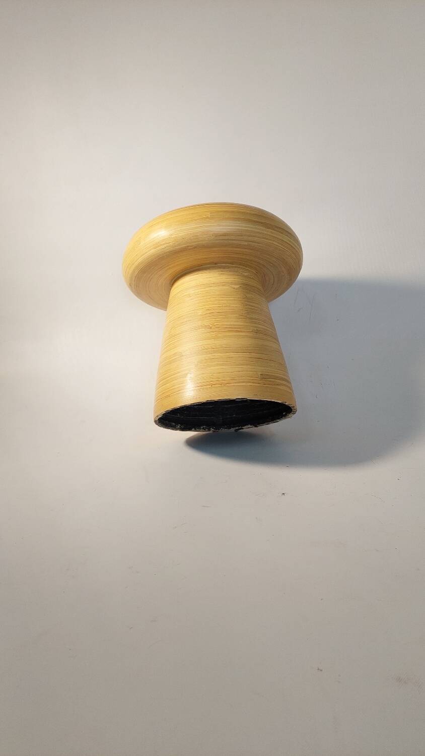 Vintage bamboo stool