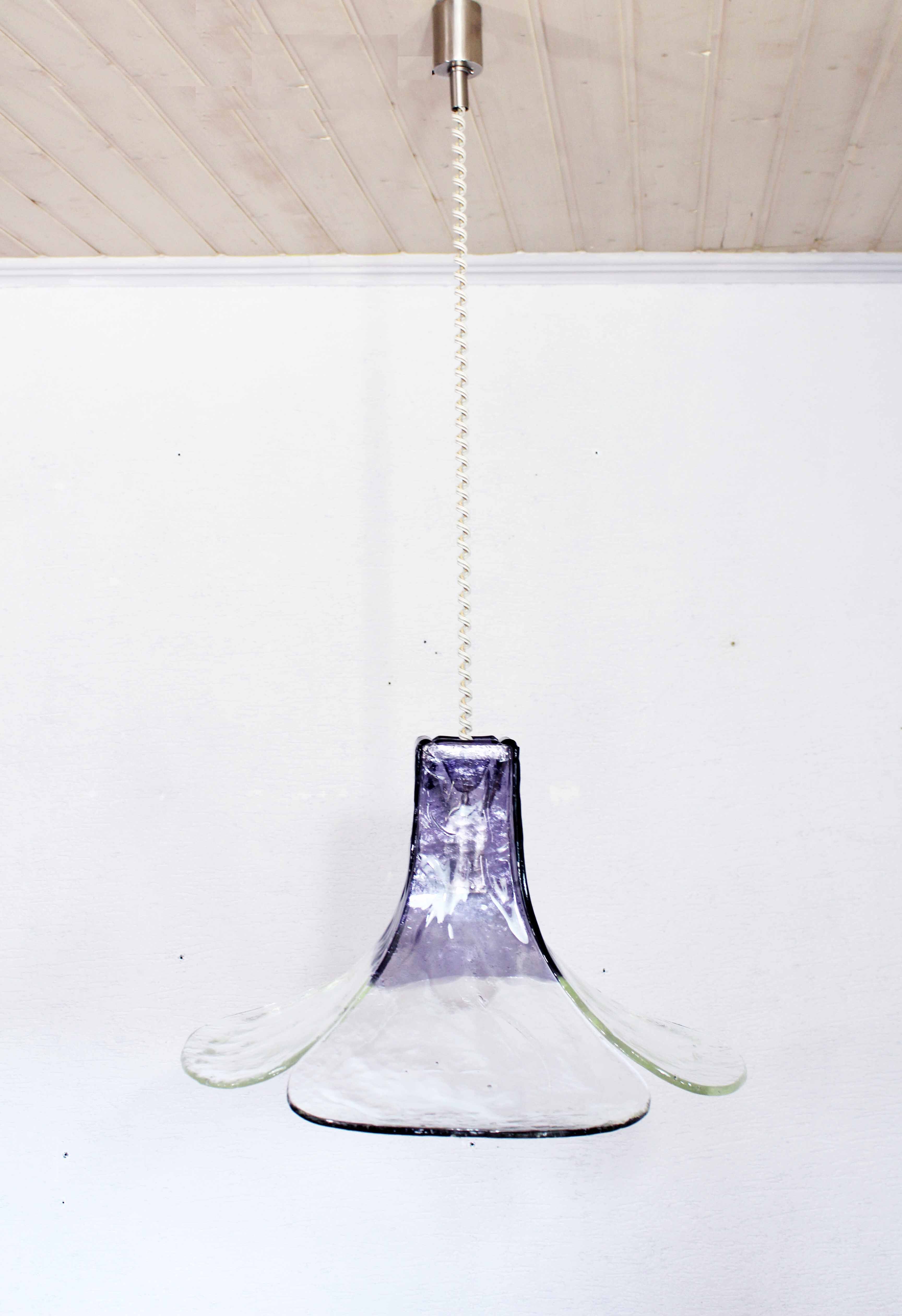Mazzega chandelier by Carlo Nason in Murano glass