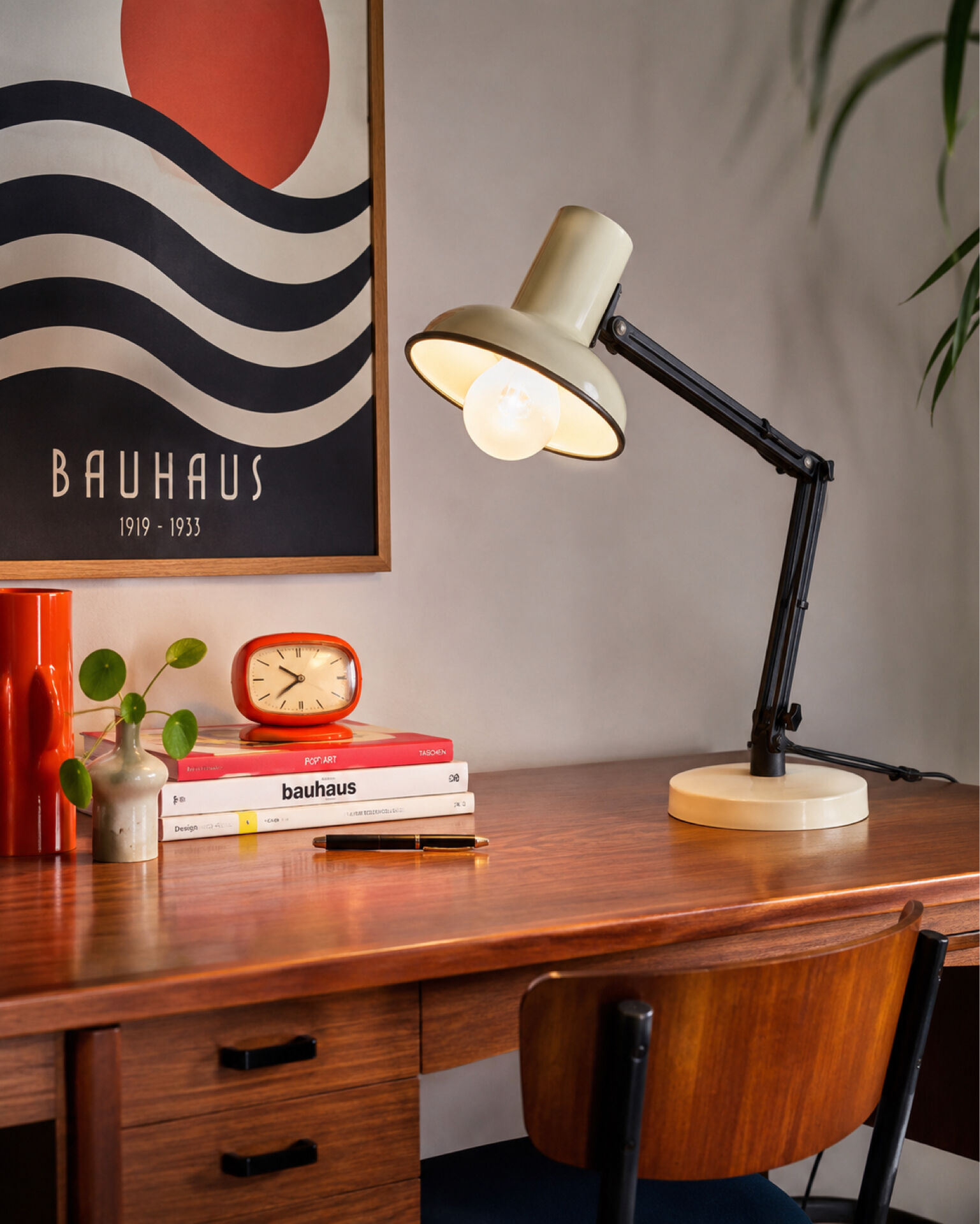 Hustadt Leuchten articulated desk lamp 1970