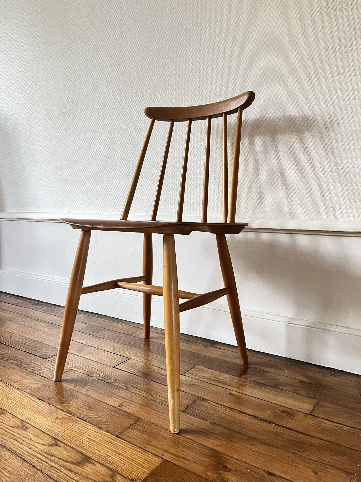 Scandinavian Fanett chairs by Ilmari Tapiovaara for Edsby Verken, Sweden, 1960s