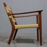 Fauteuil PJ112 par Ole Wanscher pour P. Jeppesen Mobelfabrik