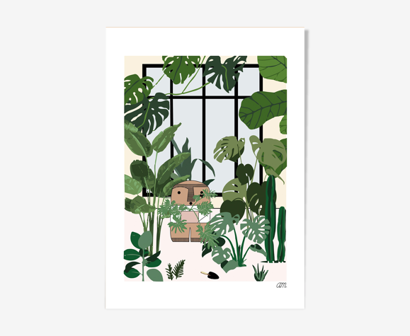 Illustration " Le jardin secret de la Cailloute "