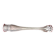 Silver-plated sugar tongs in Art Nouveau style