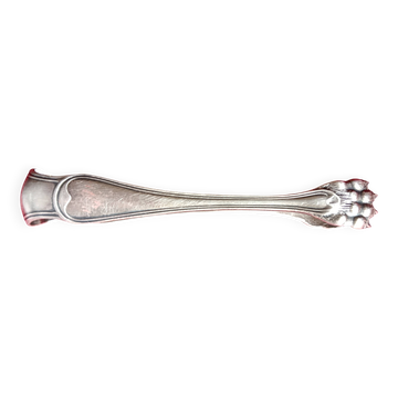 Pince a sucre en metal argente style art nouveau