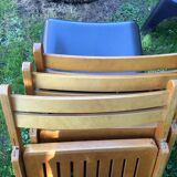 Series of 3 folding chairs