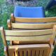 Series of 3 folding chairs