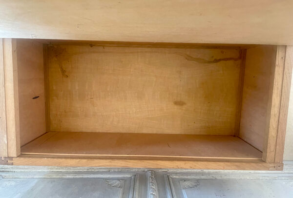 Banc coffre à jouets bois et rotin