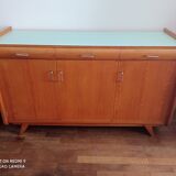 Buffet Enfilade 50s in blond wood