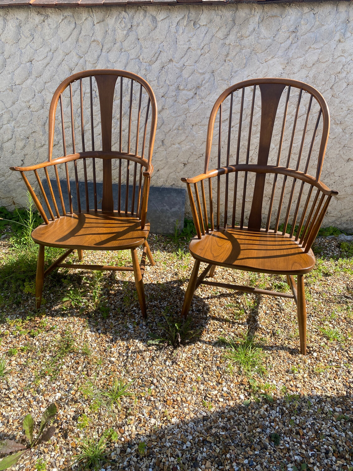 Pair of Ercol armchairs