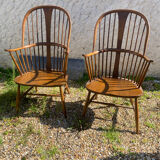 Pair of Ercol armchairs
