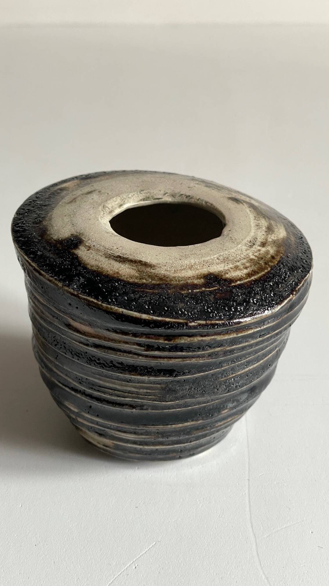 Vintage Brutalist Handmade Vase