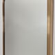 Italian wall mirror with brass frame, 1950