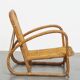 French Rattan Vintage Design Armchair from the 1950s