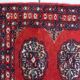 Vintage pakistani carpet lahore handmade 45cm x 86cm) 1970s