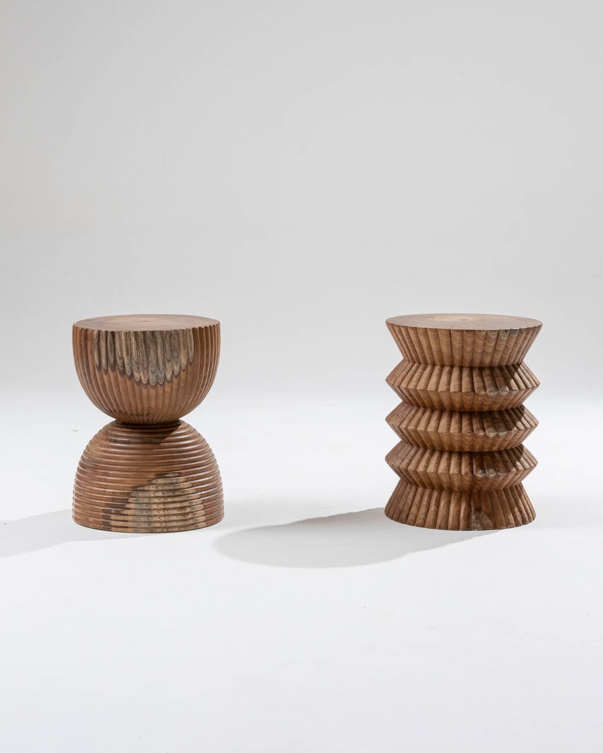 Anuk wooden stool