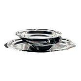 Lot de 3 plats en acier inoxydable