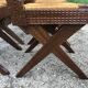 Suite of 6 wooden chairs  1940/1950