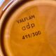 5 hollow plates Faience ADP