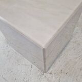 Italian Marble Side Table or Pedestal, 1980's