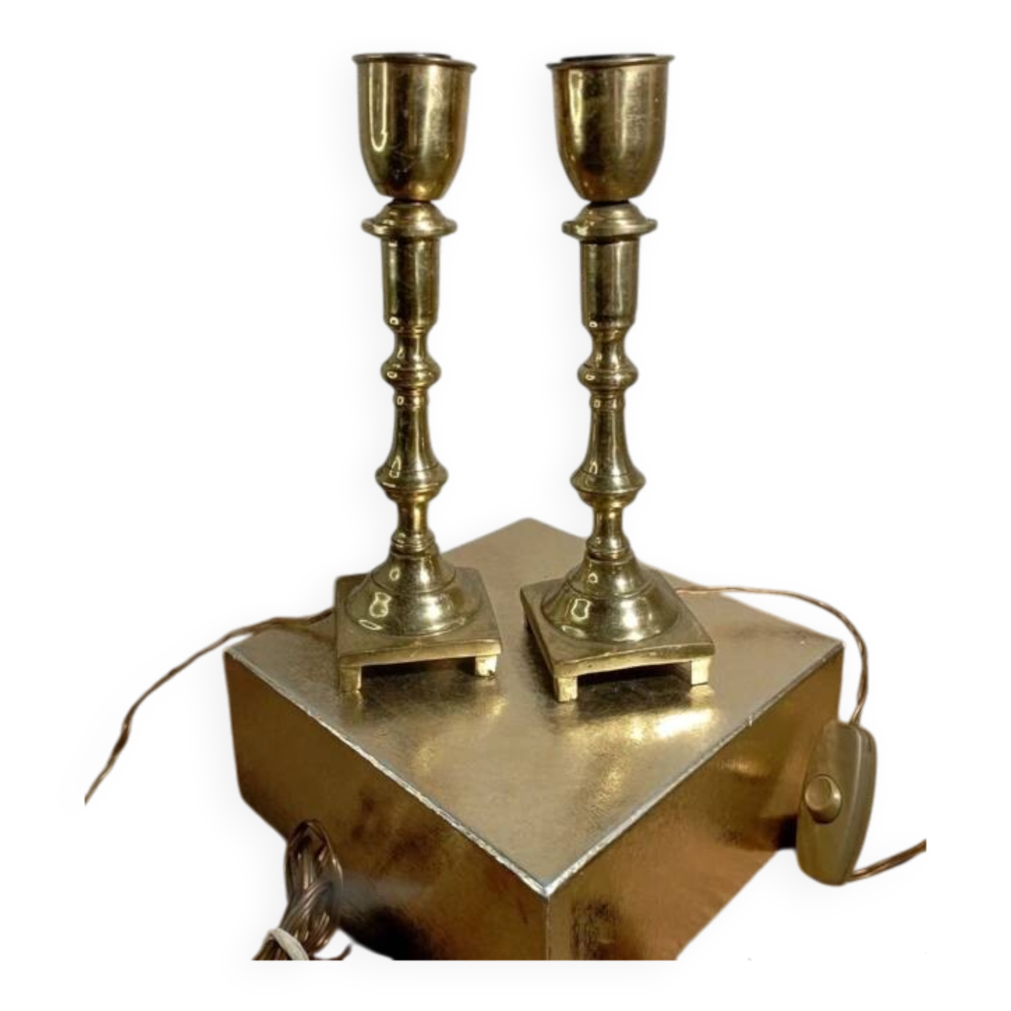 Pair of vintage lamps